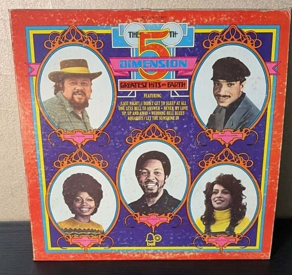 The 5th Dimension Greatest Hits On Earth 1972 Vinyl LP Record
